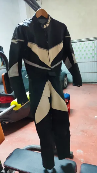 Mono cuero moto Silmar, 2 piezas para mujer o niño