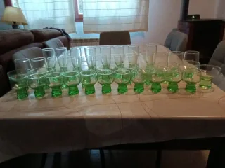 Cristalería de 41 piezas de vasos moderna