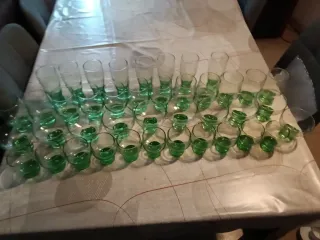 Cristalería de 41 piezas de vasos moderna