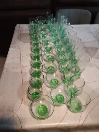 Cristalería de 41 piezas de vasos moderna