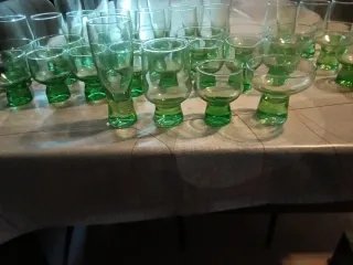 Cristalería de 41 piezas de vasos moderna