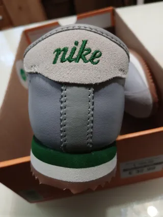 Zapatillas Nike Cortez Mujer Gris Verde