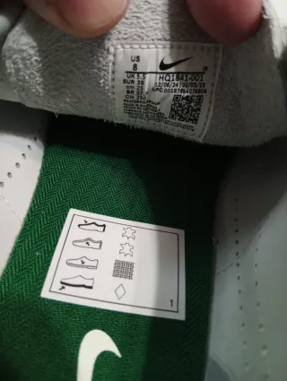 Zapatillas Nike Cortez Mujer Gris Verde