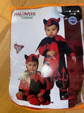 Disfraz demonio niño.