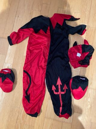 Disfraz demonio niño.