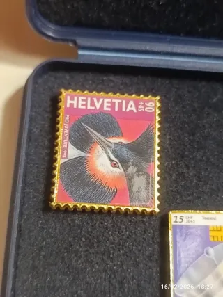 3 conf di francobolli in ceramica pro juventute