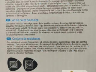 Set botes tarros de Cocina