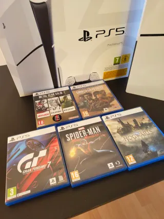 Consola PlayStation 5 + 5 Juegos