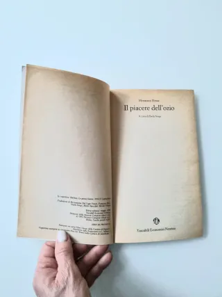 Il piacere dell'ozio