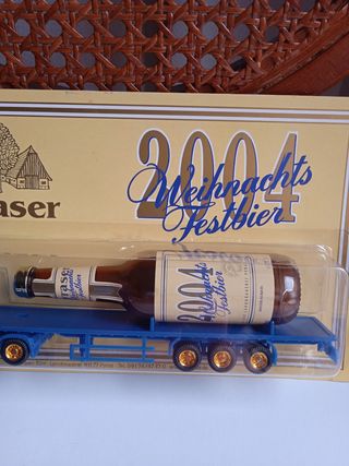 CAMIÓN JUGUETE COLECCIÓN PYRASER 2004 BOTELLA