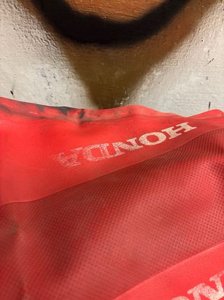 Funda de sillín Honda roja