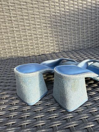 Sandalias de mezclilla azules