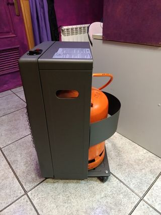 Estufa de gas butano.