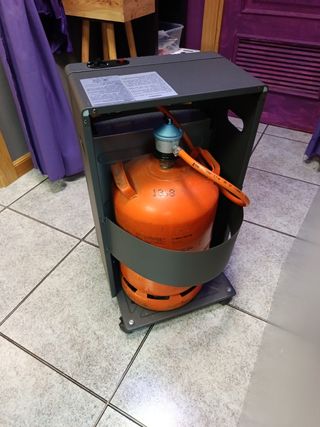 Estufa de gas butano.