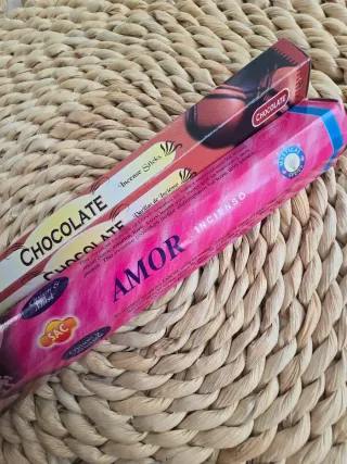 Pack de incienso Chocolate y Amor