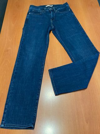 Levi's 314 Shaping Straight - W27 L30 Azul Oscuro