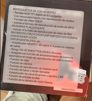 Radio Coche HDP5-II Player