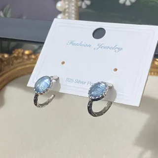 Pendientes de Aguamarina natural