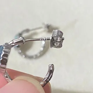 Pendientes de Aguamarina natural