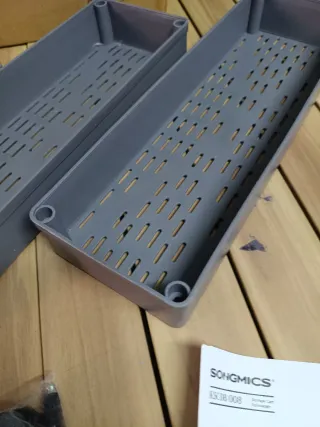 SONGMICS KSC008G01 Carro Almacenamiento 4 Niveles