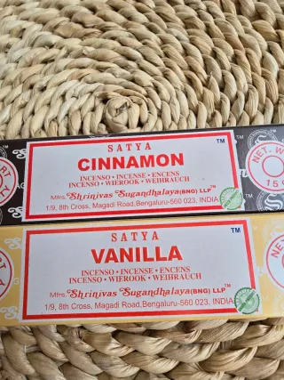 Pack de incienso Vainilla y Cinnamon