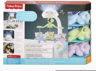 MINI CUNA BEBE, 2 PORTÁTILES FISHER PRICE, ROPA Y+