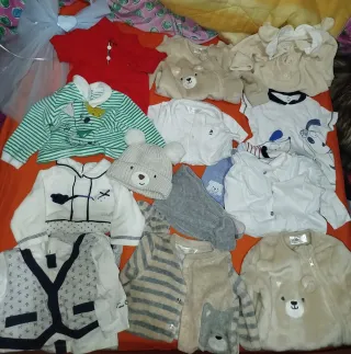 lotto abbigliamento neonato maschietto 0-3 mesi