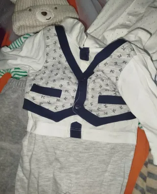 lotto abbigliamento neonato maschietto 0-3 mesi