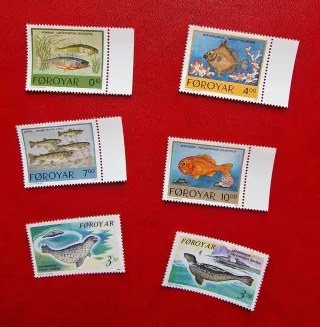 Serie francobolli Pesci Fær Øyar