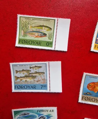 Serie francobolli Pesci Fær Øyar