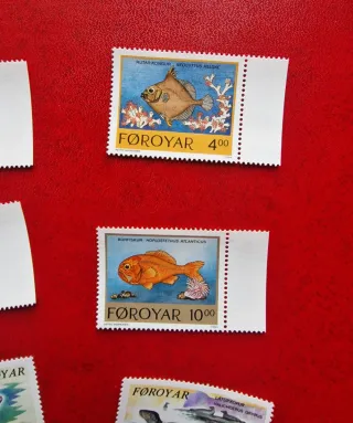 Serie francobolli Pesci Fær Øyar