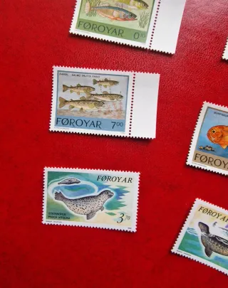 Serie francobolli Pesci Fær Øyar