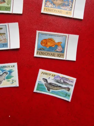 Serie francobolli Pesci Fær Øyar