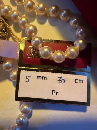 Majorica Collar de majorica de perlas de 5 mm