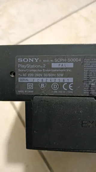 PlayStation 2 (PS2) Nera solo console