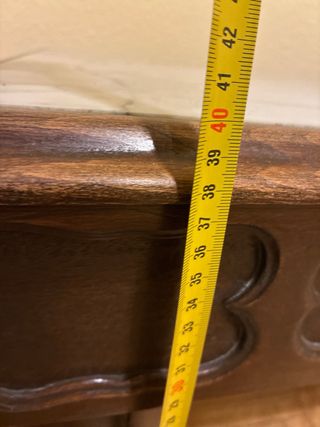 Mesa de centro mármol y madera