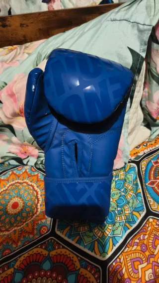Guantes Boxeo Venum 14 oz Azul con estampado