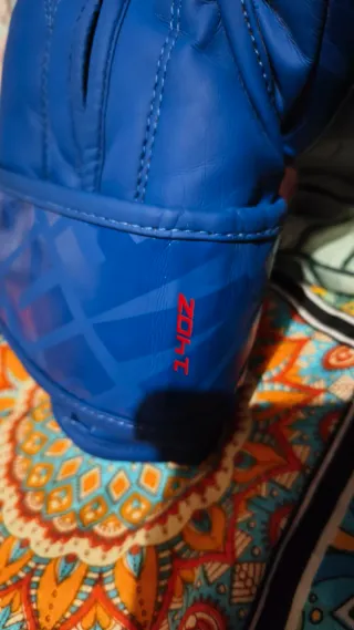 Guantes Boxeo Venum 14 oz Azul con estampado