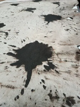 Piel de vaca decoración