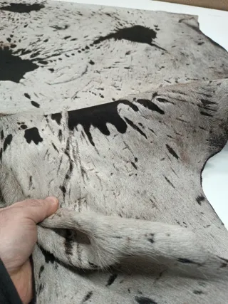 Piel de vaca decoración
