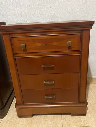 Mesa de noce con cajones