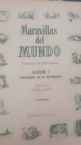 2 Álbumes Maravillas del Mundo Completos