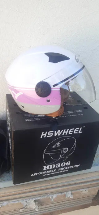 Casco moto tipo jet