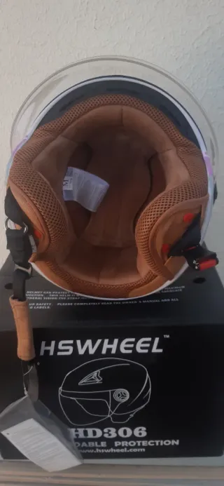 Casco moto tipo jet