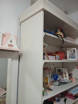 Mueble  libreria blanco.