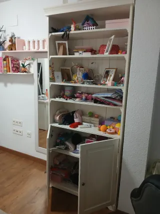 Mueble  libreria blanco.