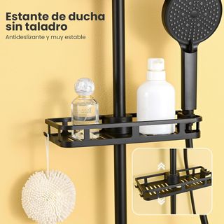 NUEVA Columna Ducha Inox sin Grifo con Estante