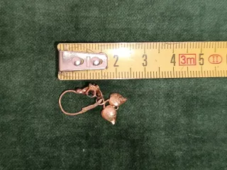 Pendientes Isabelinos antiguos oro 18 k