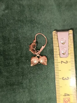 Pendientes Isabelinos antiguos oro 18 k