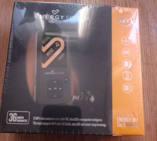 Reproductor MP4 Energy con auriculares incluidos.